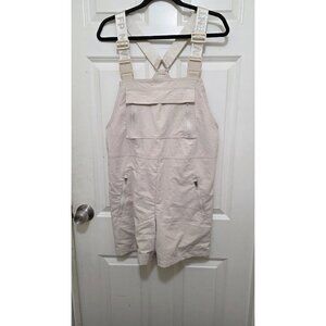 FP Movement Women's Beige Hit The Hill Shorts Utility Overalls Size S/P